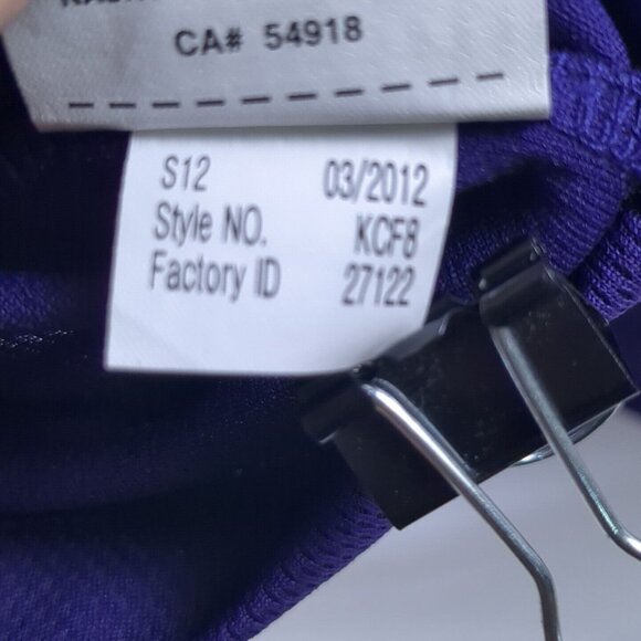 Baltimore Ravens NFL Team Apparel Mens Purple Polo 2XL Moisture Wicking Stretch - Picture 14 of 15